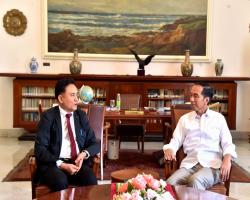 Bertemu Yusril Presiden Jokowi Membaha
