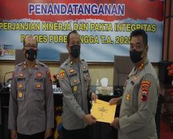 Polres Purbalingga Gelar Penandatangan