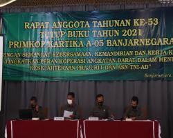 Dandim 0704Banjarnegara Buka Rapat Ang