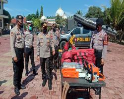 Cek Kesiapsiagaan Kapolres Lebak lakuk