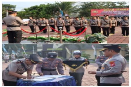 KAPOLRES LEBAK PIMPIN UPACARA SERT