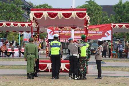GELAR PASUKAN POLRES DEMAK OPRASI PRAJ