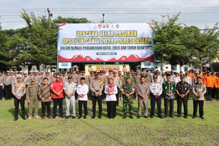 Ratusan Personel Ikuti  Apel Gelar Pas