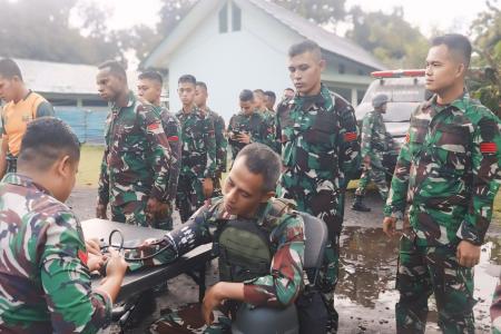 YONIF 407-PK MELAKSANAKAN KEGIATAN