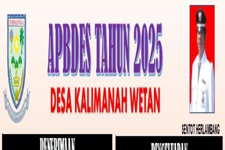 Realisasi APBDes Kalimanah Wetan Tahun