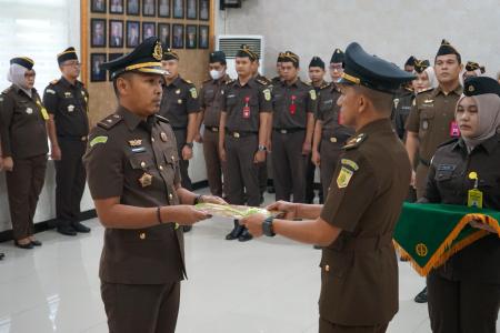 Kejaksaan Negeri Demak Laksanakan Pelantikan dan Sertijab Kasi Intelij