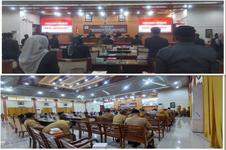 Sidang DPRD Ke 10 Masa 1 Tahun 2026 Pe