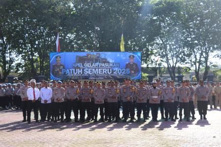 Kapolres Sumenep Pimpin Apel Gelar Pas