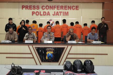 Polda Jatim Ungkap Jaringan Curanmor d