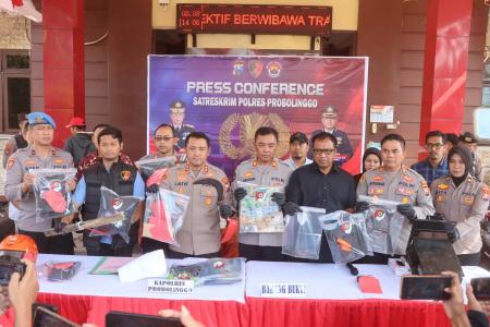 Polres Probolinggo Amankan 9 Orang Ter