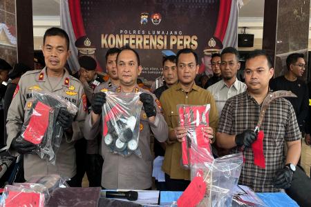 POLRES LUMAJANG AMANKAN DUA TERSAN