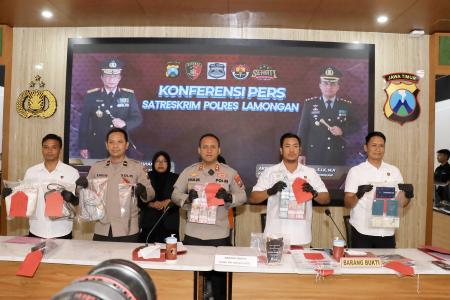 Polres Lamongan Ungkap Kasus Arisan Bo