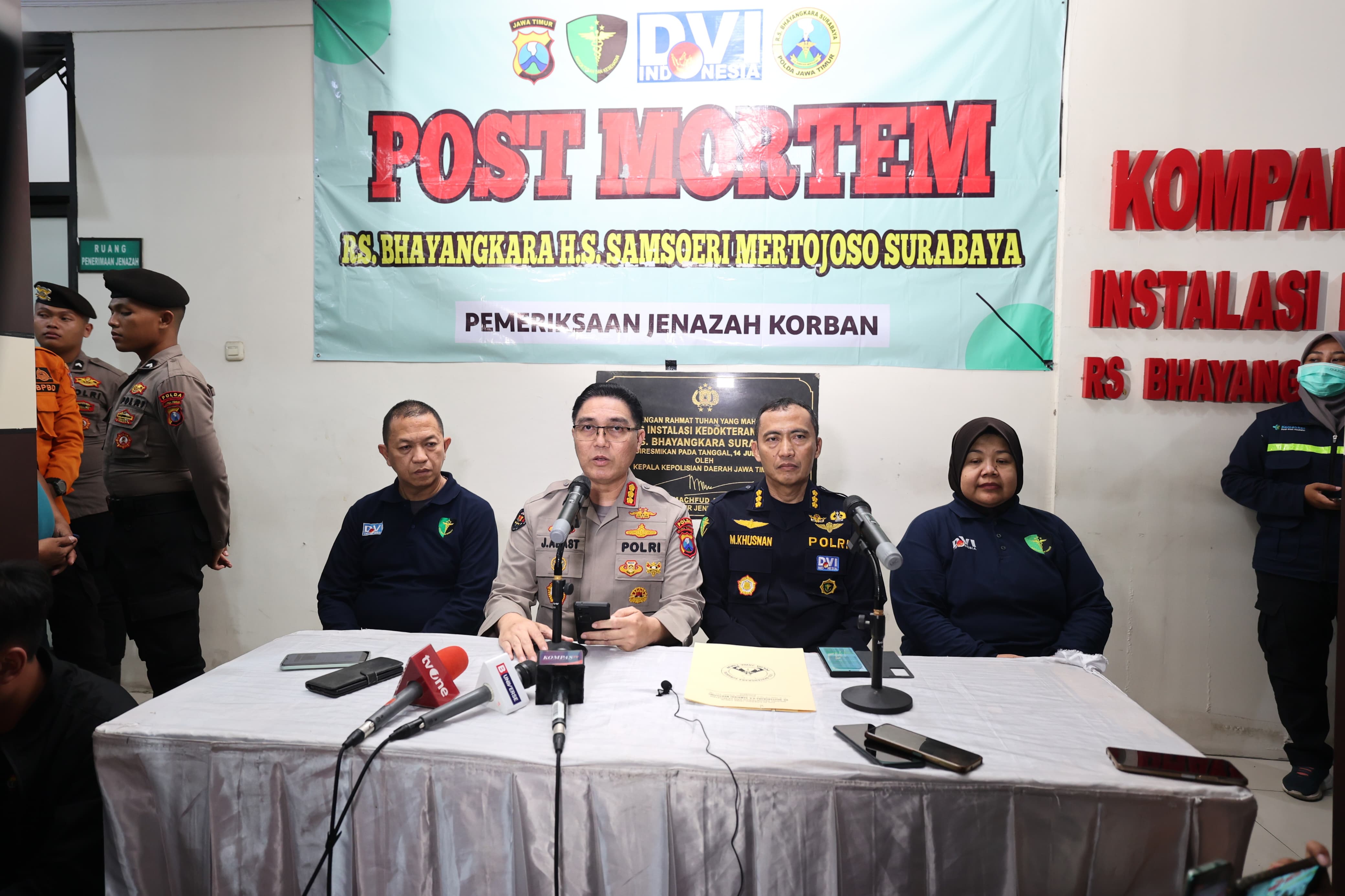 Polda Jatim Pastikan Proses Identifikasi Korban Ponpes Al Khoziny Berjalan Maksimal, 17 Korban Telah