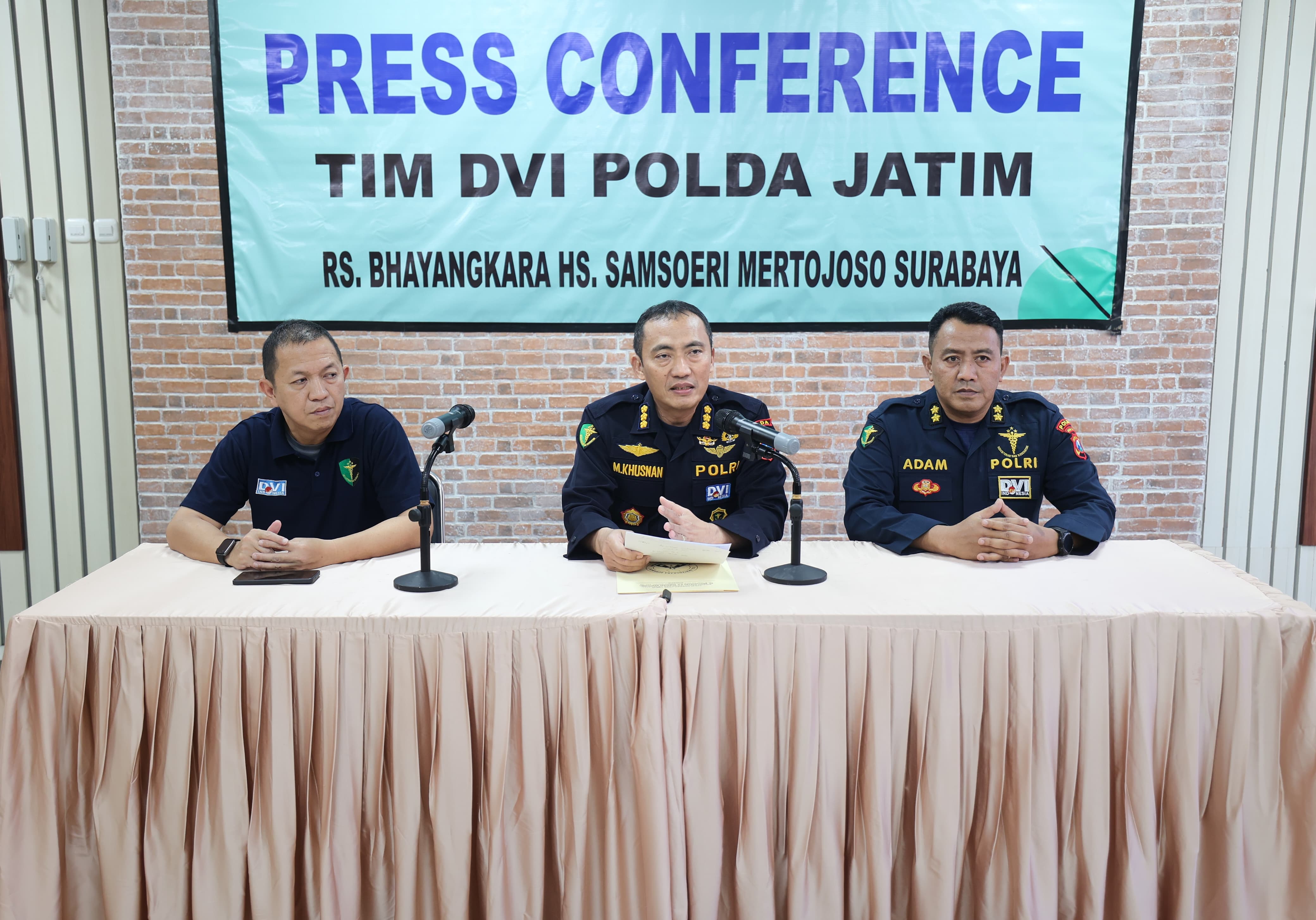 Tim DVI Polda Jatim Telah Berhasil  Identifikasi 55 Jenazah Santri Ponpes Al Khoziny Sidoarjo