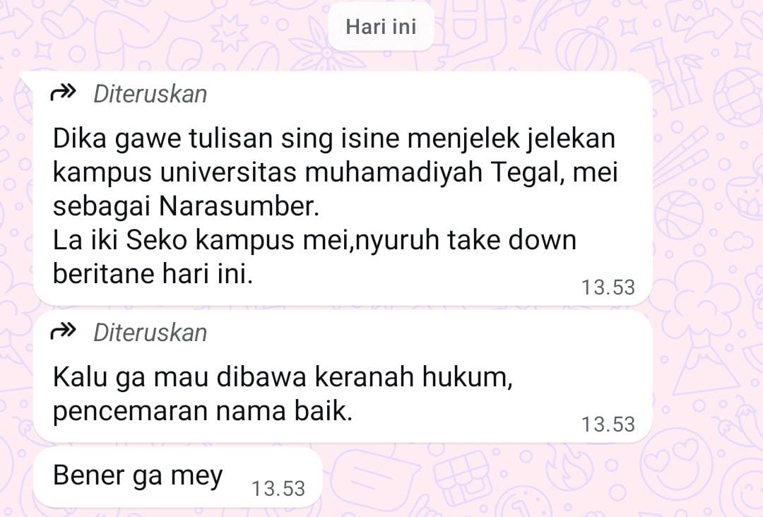 Diduga Diintimidasi oleh Pihak Kampus, Keluarga Mei Astri Prihastuti Ditekan Hapus Berita: Kuasa Huk