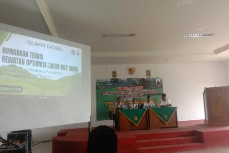 Dinas Pertanian Lebak Gelar Bimtek Optimalisasi Lahan Non Rawa 139 Kel