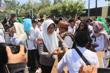 Kapolres Probolinggo Sampaikan Terima 