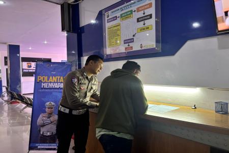 Polantas Menyapa Satlantas Polres Luma