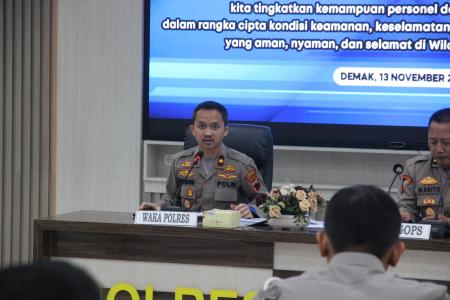  Wujudkan Kamseltibcarlantas Polres Demak Siapkan Operasi Zebra Candi 