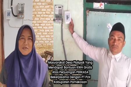 Program Peduli Perkasa Bersama PLN Berhasil Salurkan KWH Gratis di Pam